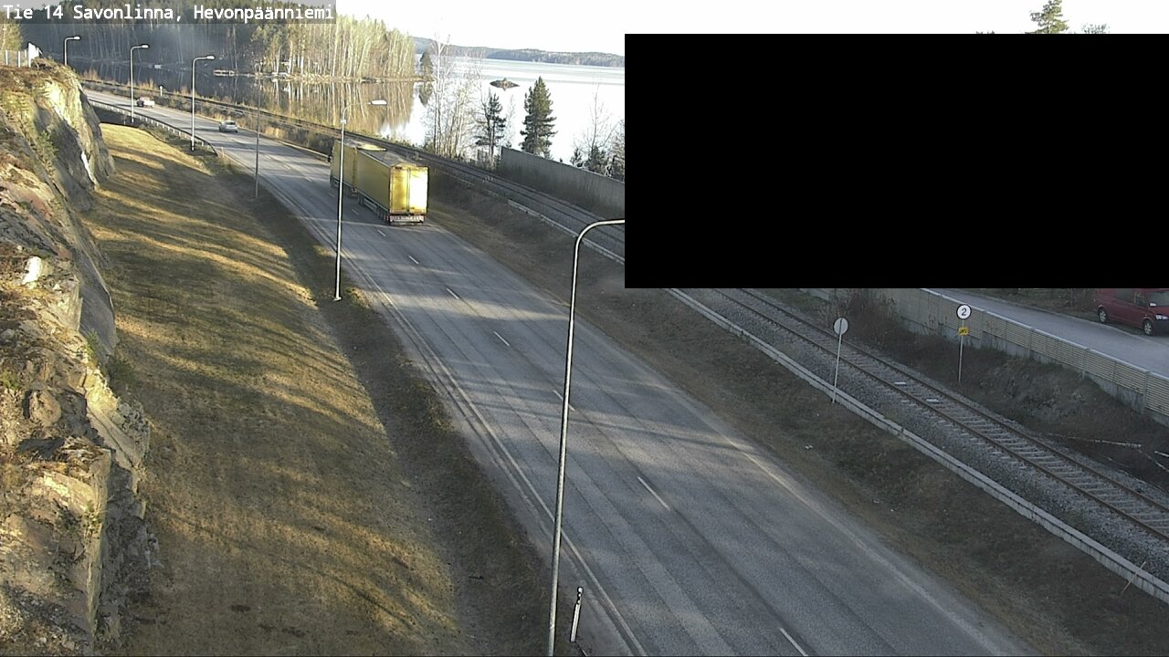 Weather Camera Image Väg 14 Nyslott, Hevonpäänniemi, Savonlinna, Etelä-Savo