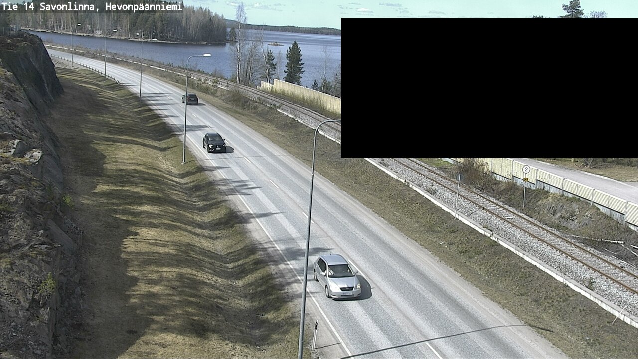 Weather Camera Image Väg 14 Nyslott, Hevonpäänniemi, Savonlinna, Etelä-Savo