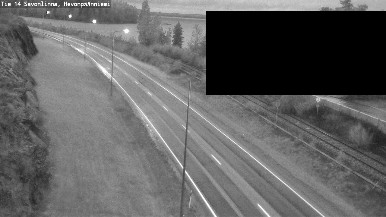 Weather Camera Image Road 14 Savonlinna, Hevonpäänniem, Savonlinna, Etelä-Savo