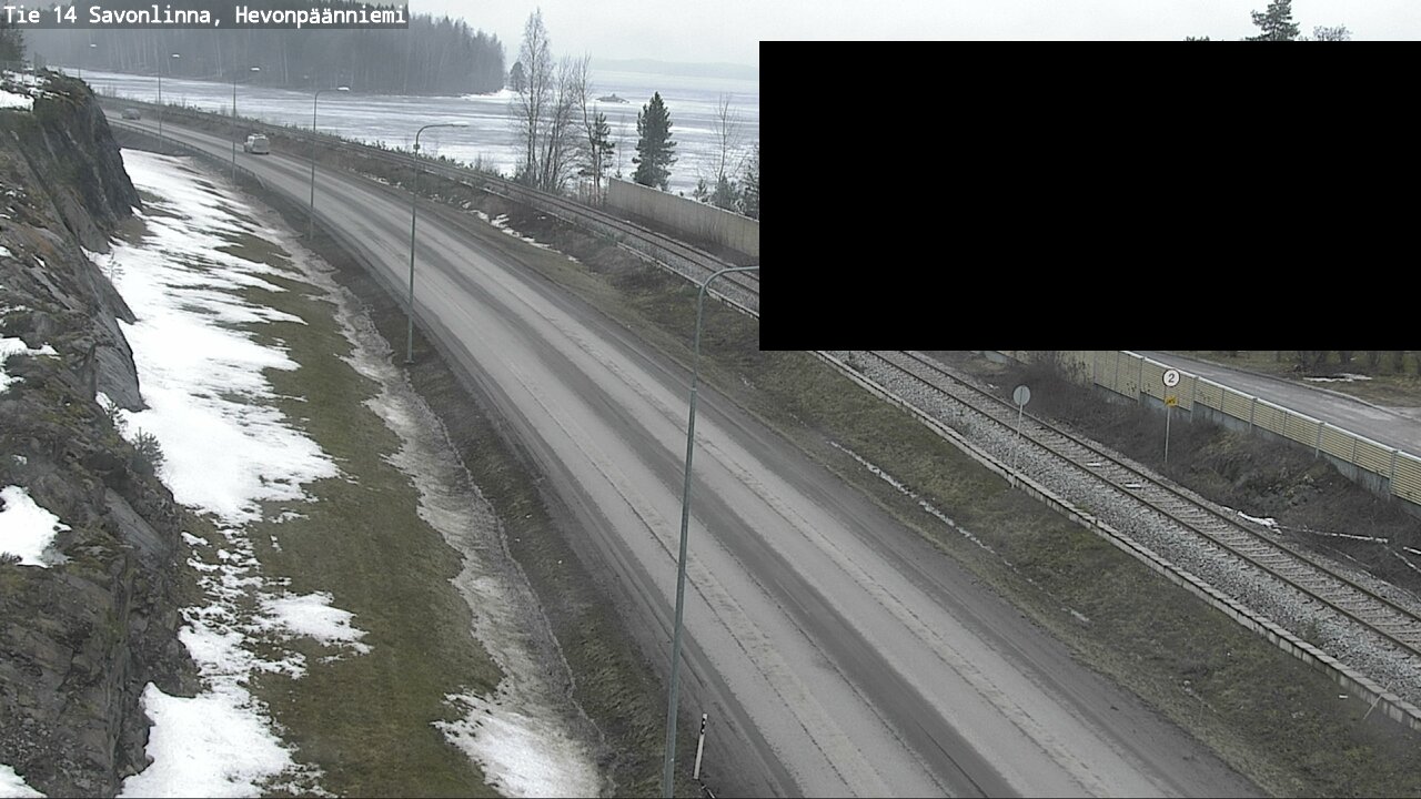 Weather Camera Image Road 14 Savonlinna, Hevonpäänniem, Savonlinna, Etelä-Savo