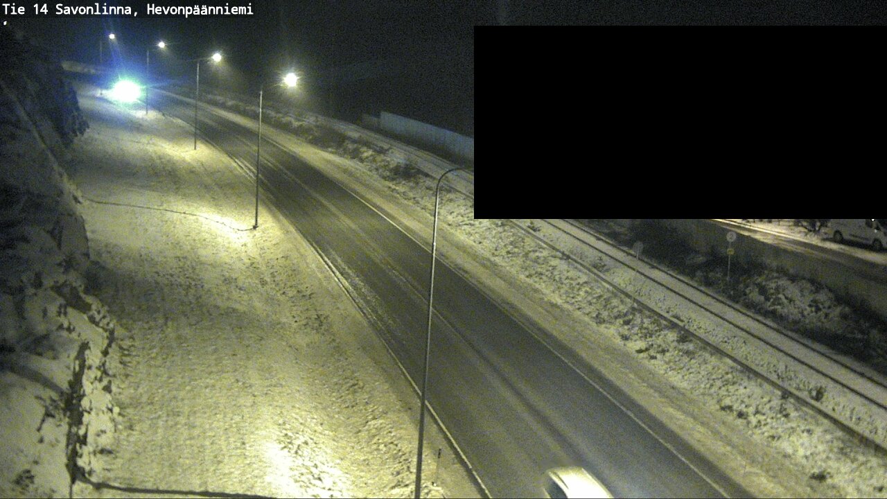 Weather Camera Image Road 14 Savonlinna, Hevonpäänniem, Savonlinna, Etelä-Savo