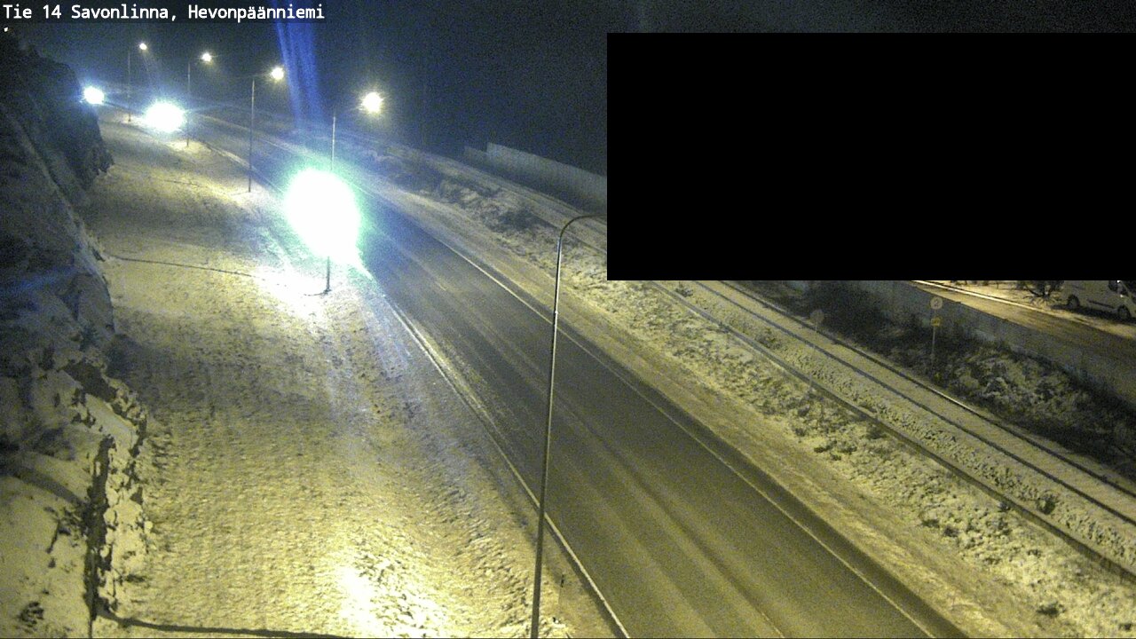 Weather Camera Image Road 14 Savonlinna, Hevonpäänniem, Savonlinna, Etelä-Savo