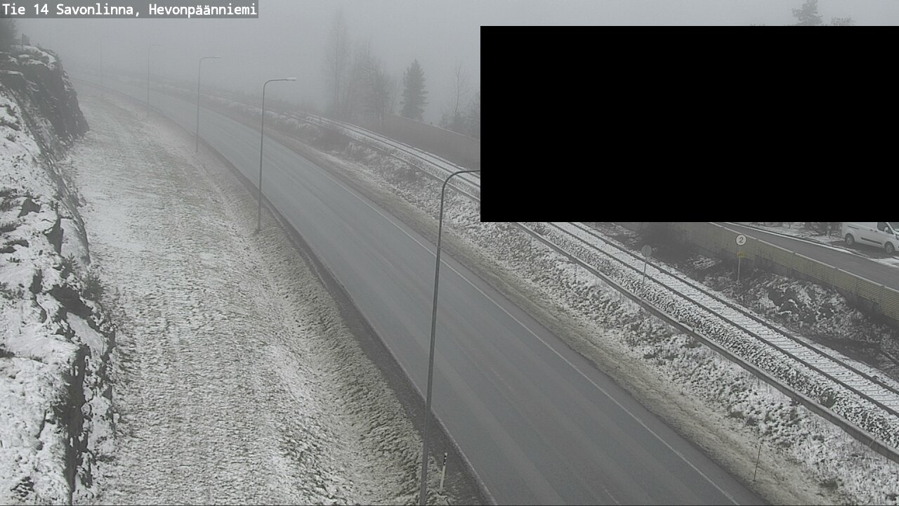 Weather Camera Image Road 14 Savonlinna, Hevonpäänniem, Savonlinna, Etelä-Savo