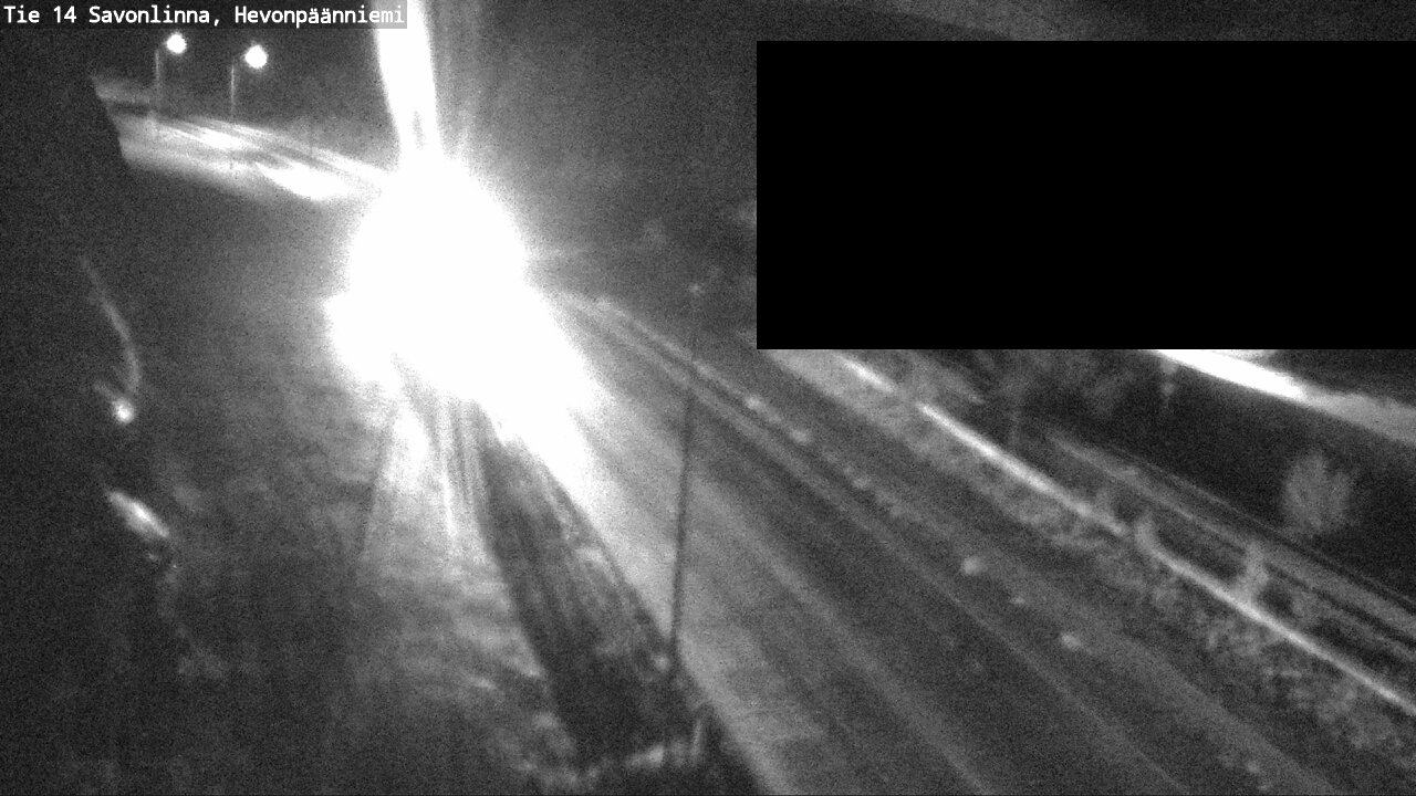 Weather Camera Image Road 14 Savonlinna, Hevonpäänniem, Savonlinna, Etelä-Savo