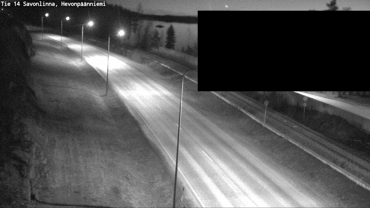 Weather Camera Image Väg 14 Nyslott, Hevonpäänniemi, Savonlinna, Etelä-Savo