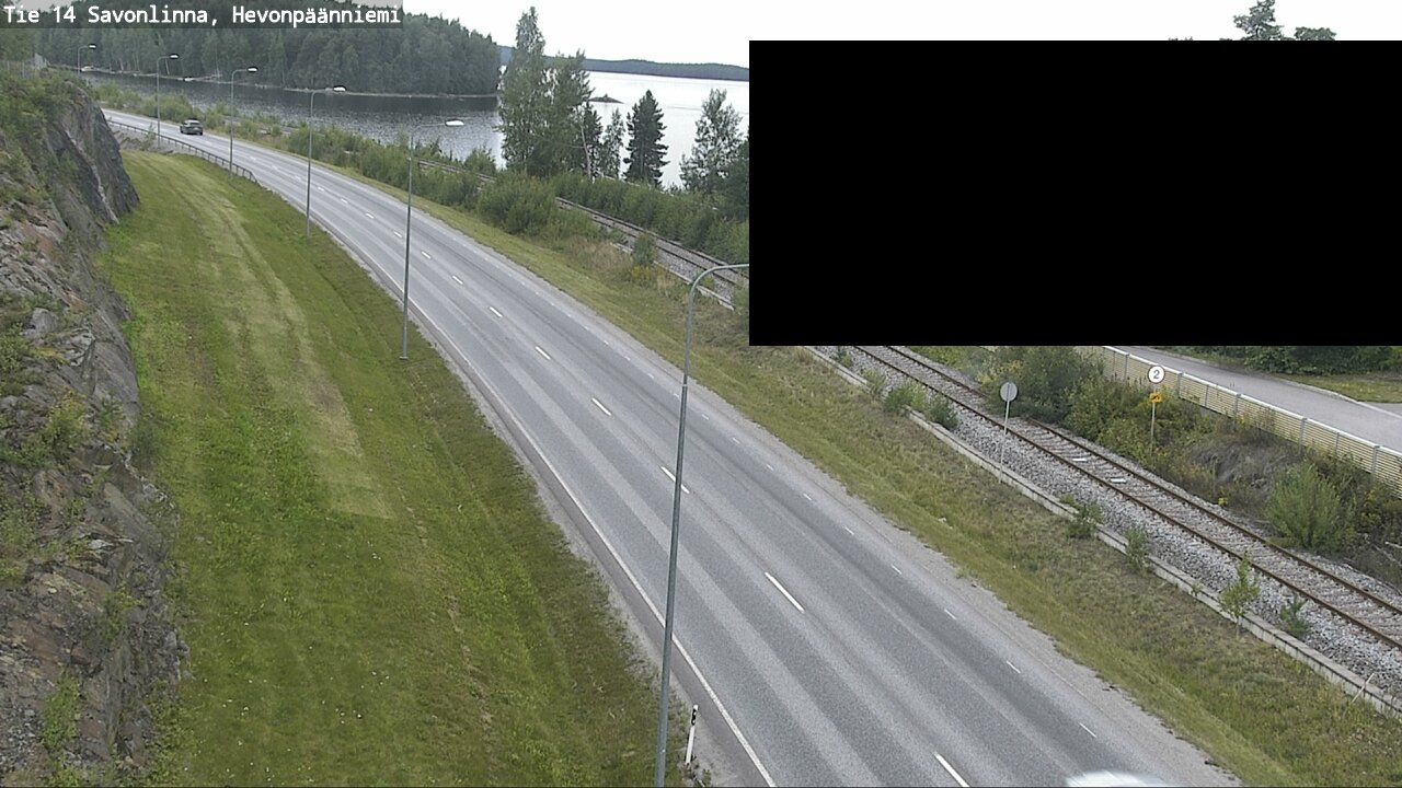 Weather Camera Image Road 14 Savonlinna, Hevonpäänniem, Savonlinna, Etelä-Savo