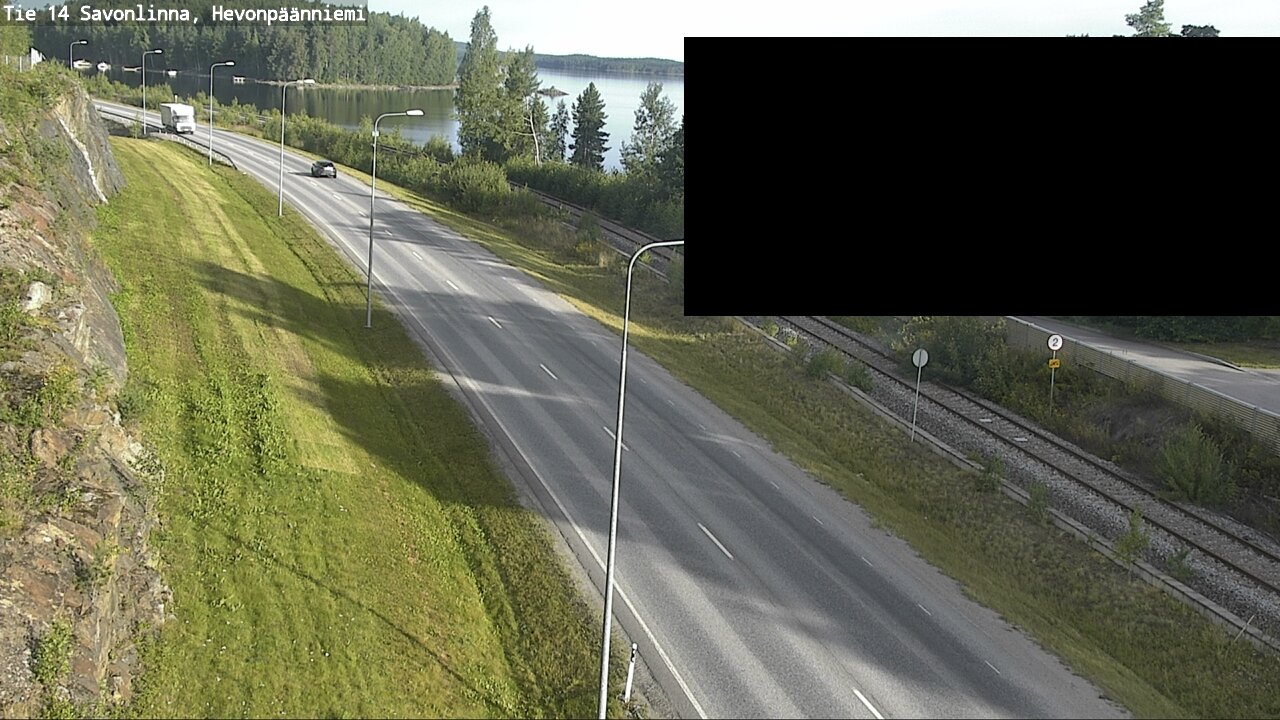 Weather Camera Image Road 14 Savonlinna, Hevonpäänniem, Savonlinna, Etelä-Savo