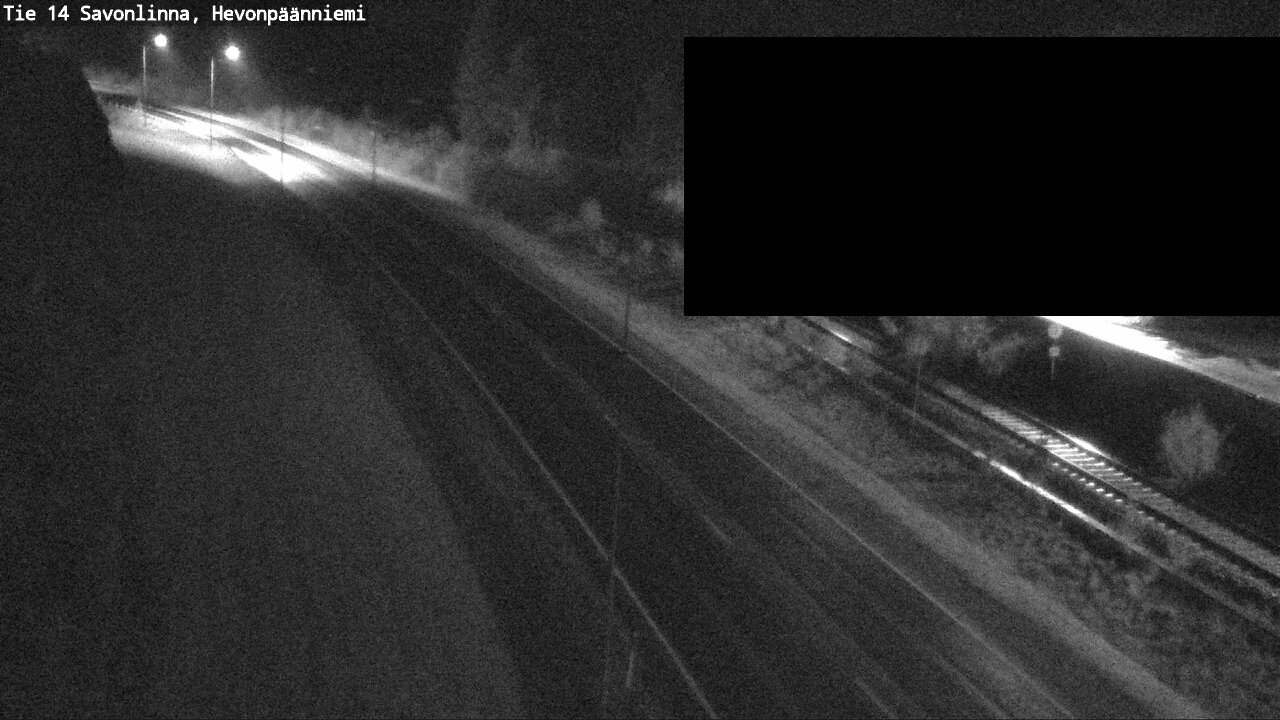 Weather Camera Image Road 14 Savonlinna, Hevonpäänniem, Savonlinna, Etelä-Savo