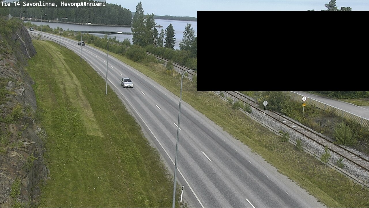 Weather Camera Image Road 14 Savonlinna, Hevonpäänniem, Savonlinna, Etelä-Savo