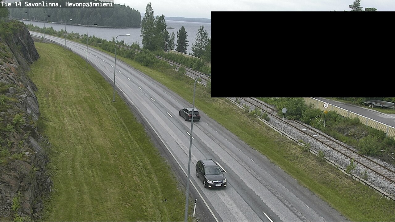 Weather Camera Image Road 14 Savonlinna, Hevonpäänniem, Savonlinna, Etelä-Savo