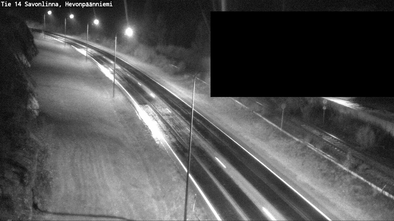 Weather Camera Image Road 14 Savonlinna, Hevonpäänniem, Savonlinna, Etelä-Savo