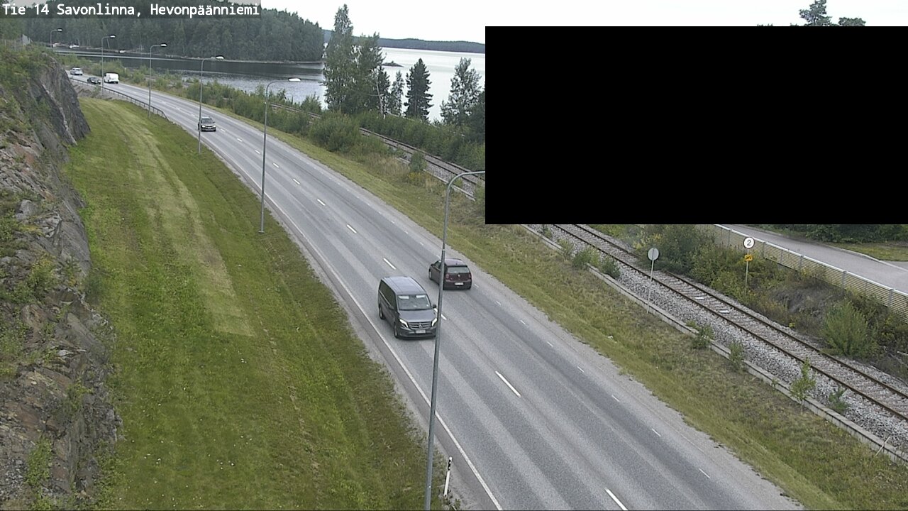 Weather Camera Image Road 14 Savonlinna, Hevonpäänniem, Savonlinna, Etelä-Savo