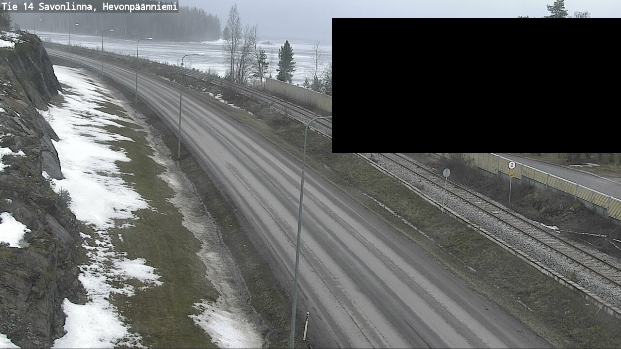Weather Camera Image Road 14 Savonlinna, Hevonpäänniem, Savonlinna, Etelä-Savo