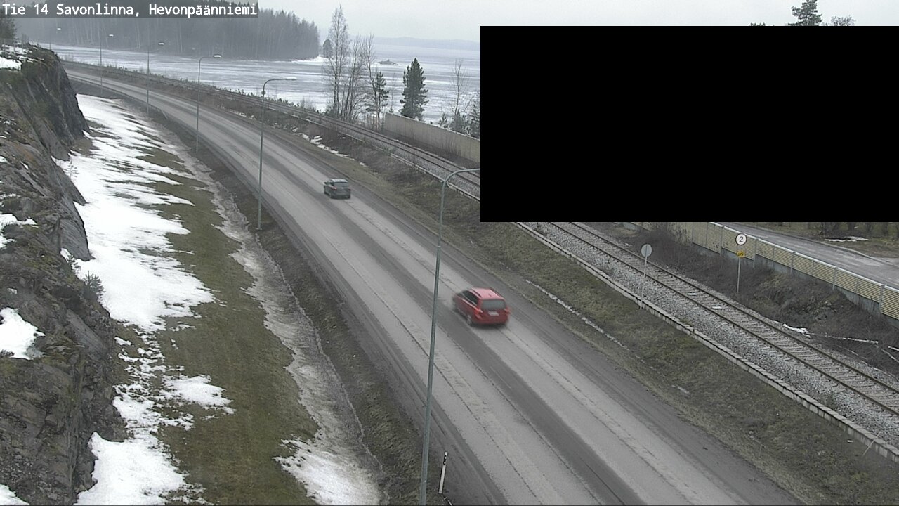 Weather Camera Image Road 14 Savonlinna, Hevonpäänniem, Savonlinna, Etelä-Savo