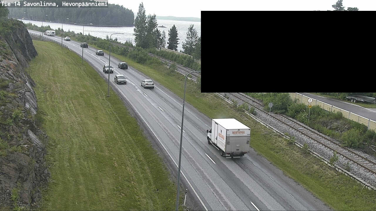 Weather Camera Image Road 14 Savonlinna, Hevonpäänniem, Savonlinna, Etelä-Savo