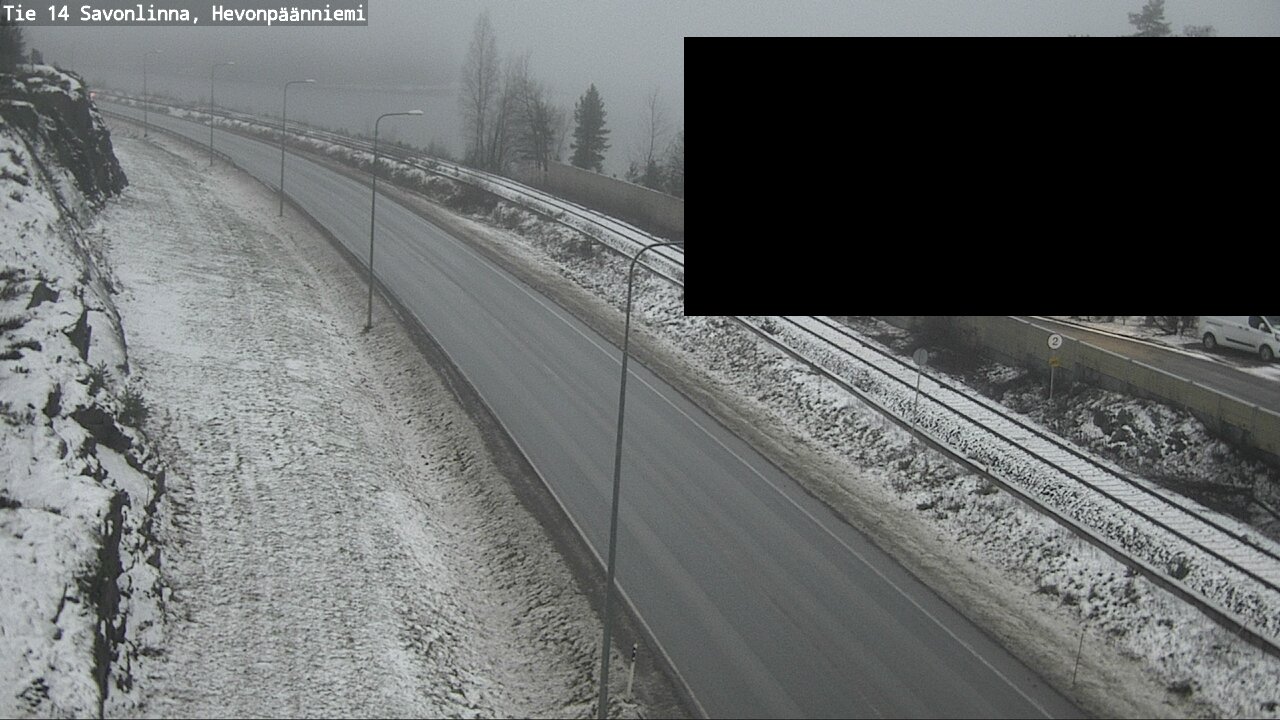 Weather Camera Image Road 14 Savonlinna, Hevonpäänniem, Savonlinna, Etelä-Savo