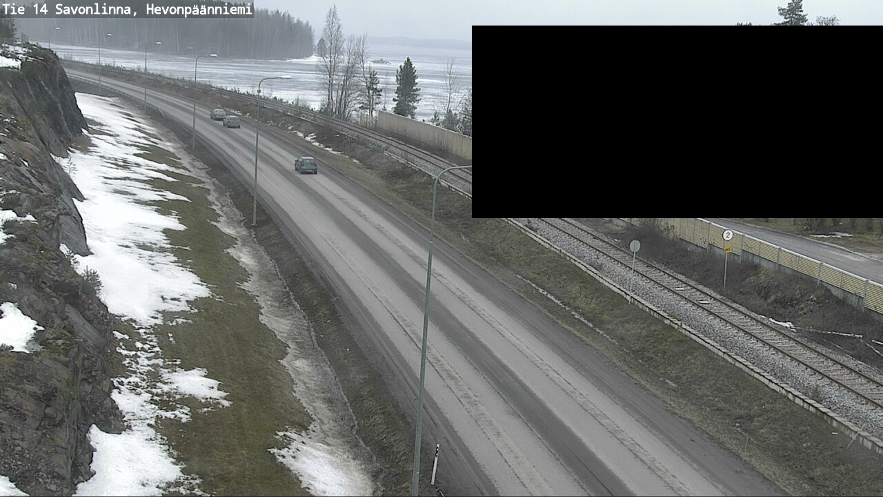 Weather Camera Image Road 14 Savonlinna, Hevonpäänniem, Savonlinna, Etelä-Savo