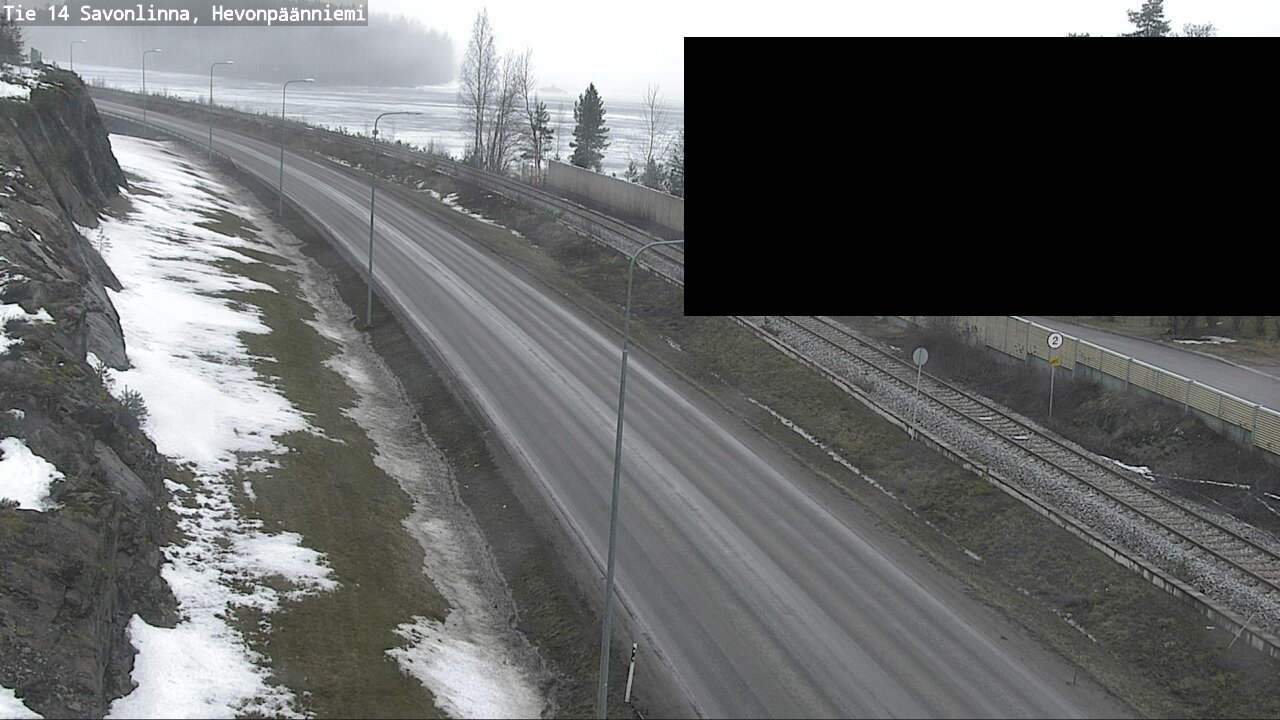 Weather Camera Image Road 14 Savonlinna, Hevonpäänniem, Savonlinna, Etelä-Savo