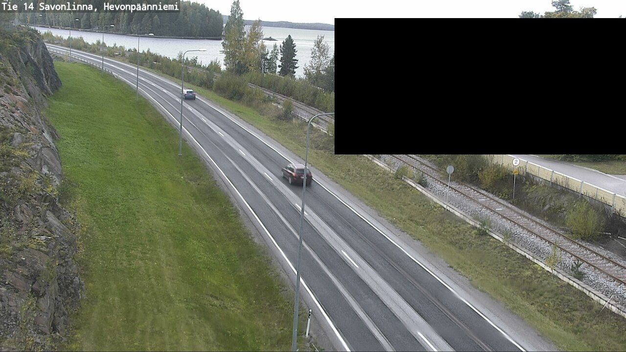 Weather Camera Image Road 14 Savonlinna, Hevonpäänniem, Savonlinna, Etelä-Savo