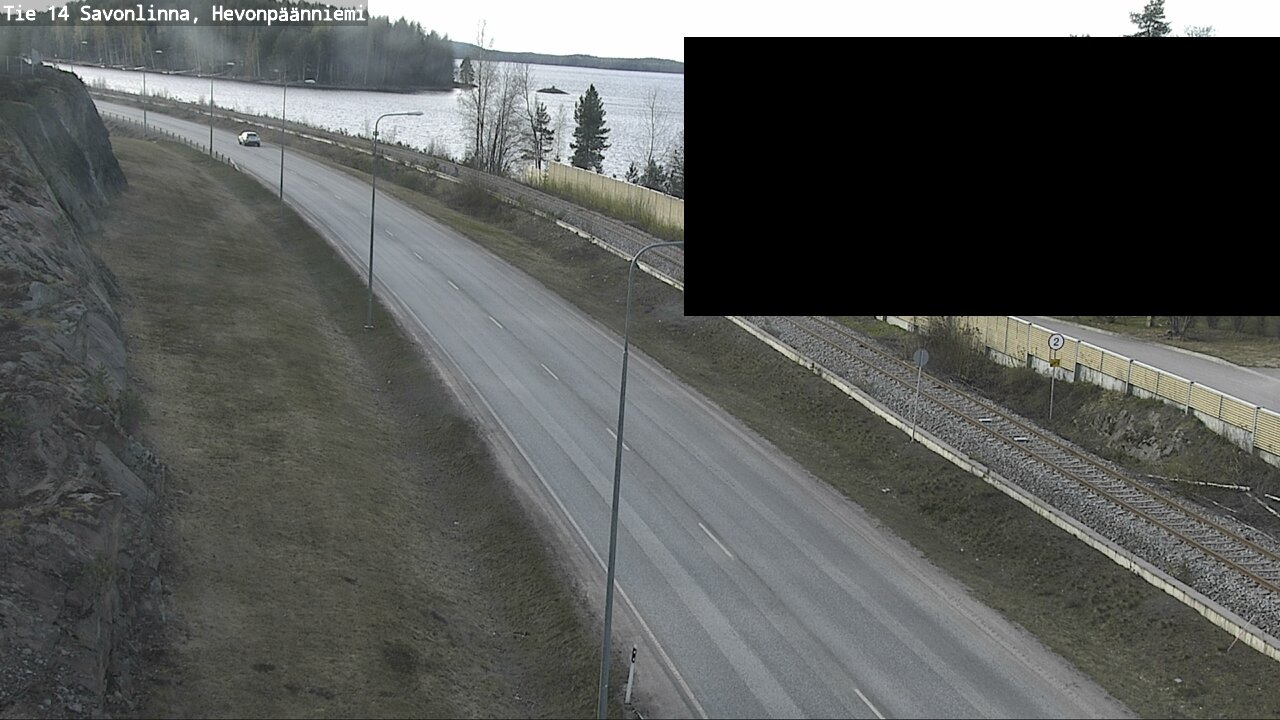 Weather Camera Image Väg 14 Nyslott, Hevonpäänniemi, Savonlinna, Etelä-Savo
