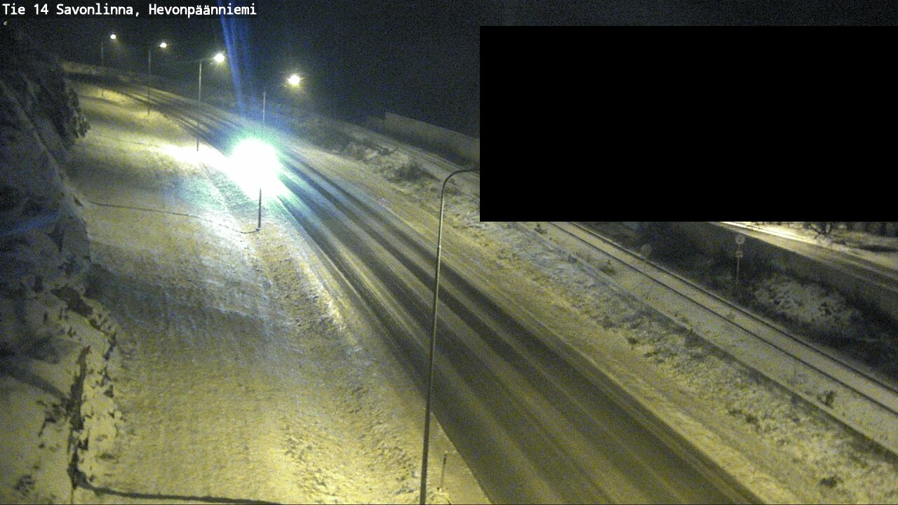 Weather Camera Image Road 14 Savonlinna, Hevonpäänniem, Savonlinna, Etelä-Savo