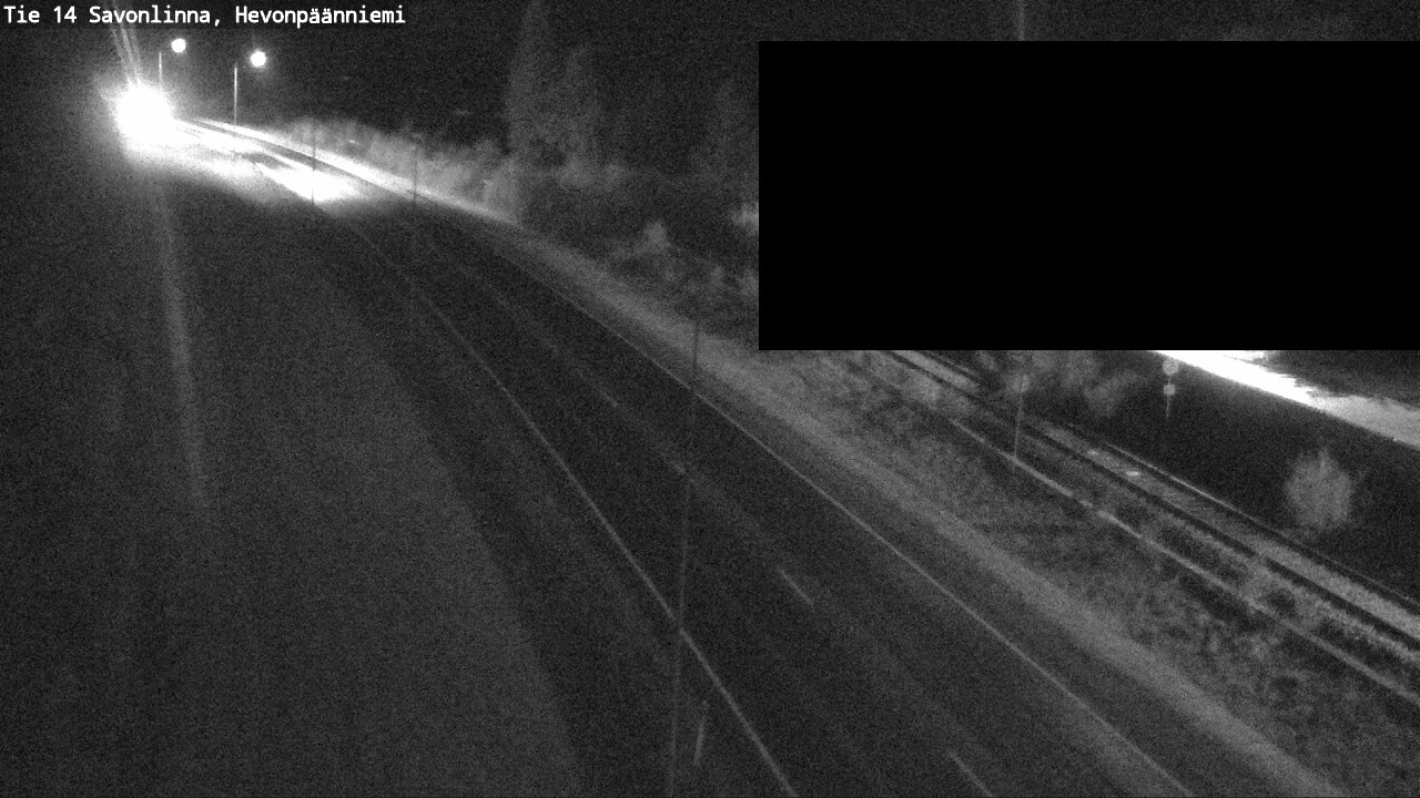 Weather Camera Image Road 14 Savonlinna, Hevonpäänniem, Savonlinna, Etelä-Savo