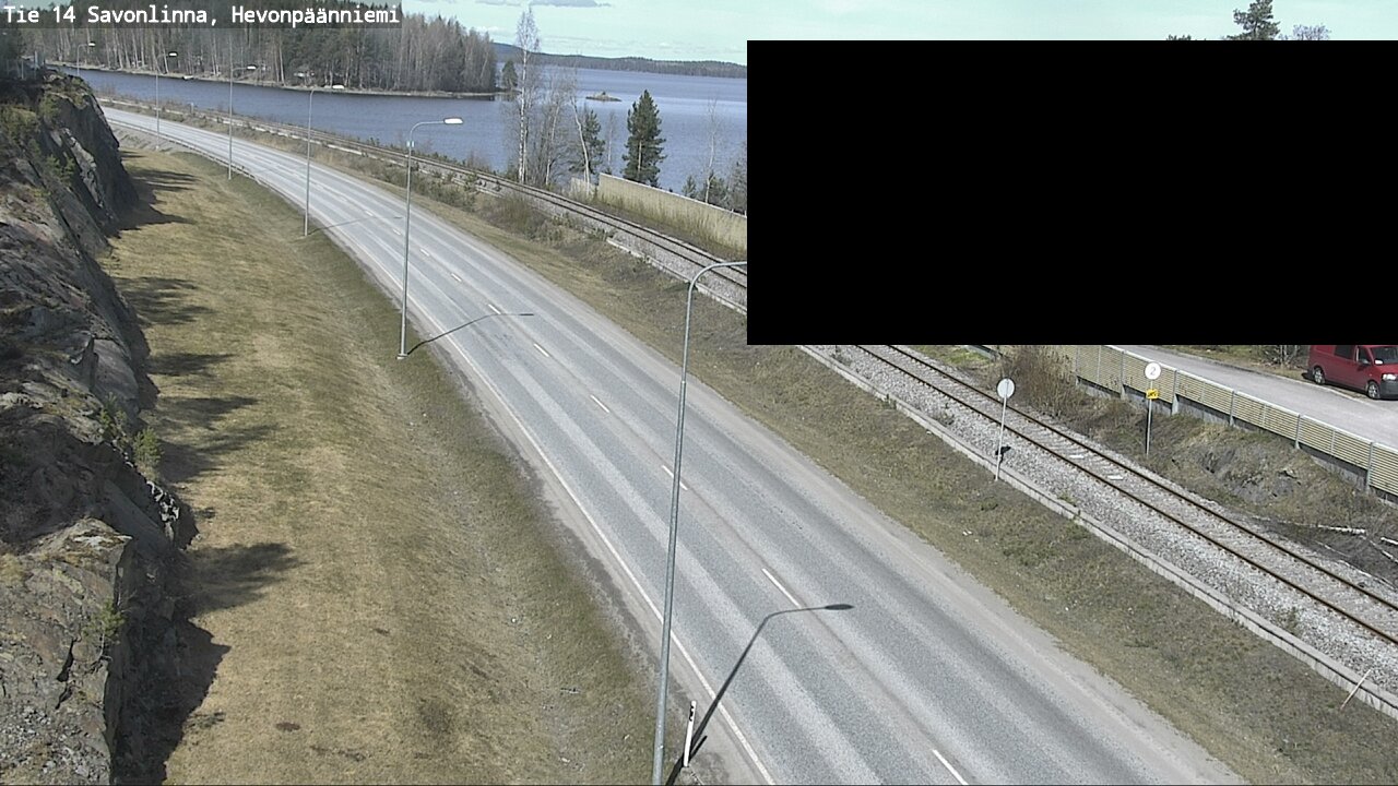 Weather Camera Image Väg 14 Nyslott, Hevonpäänniemi, Savonlinna, Etelä-Savo