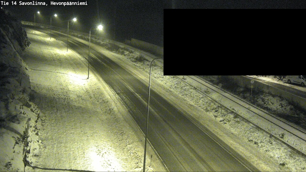Weather Camera Image Road 14 Savonlinna, Hevonpäänniem, Savonlinna, Etelä-Savo