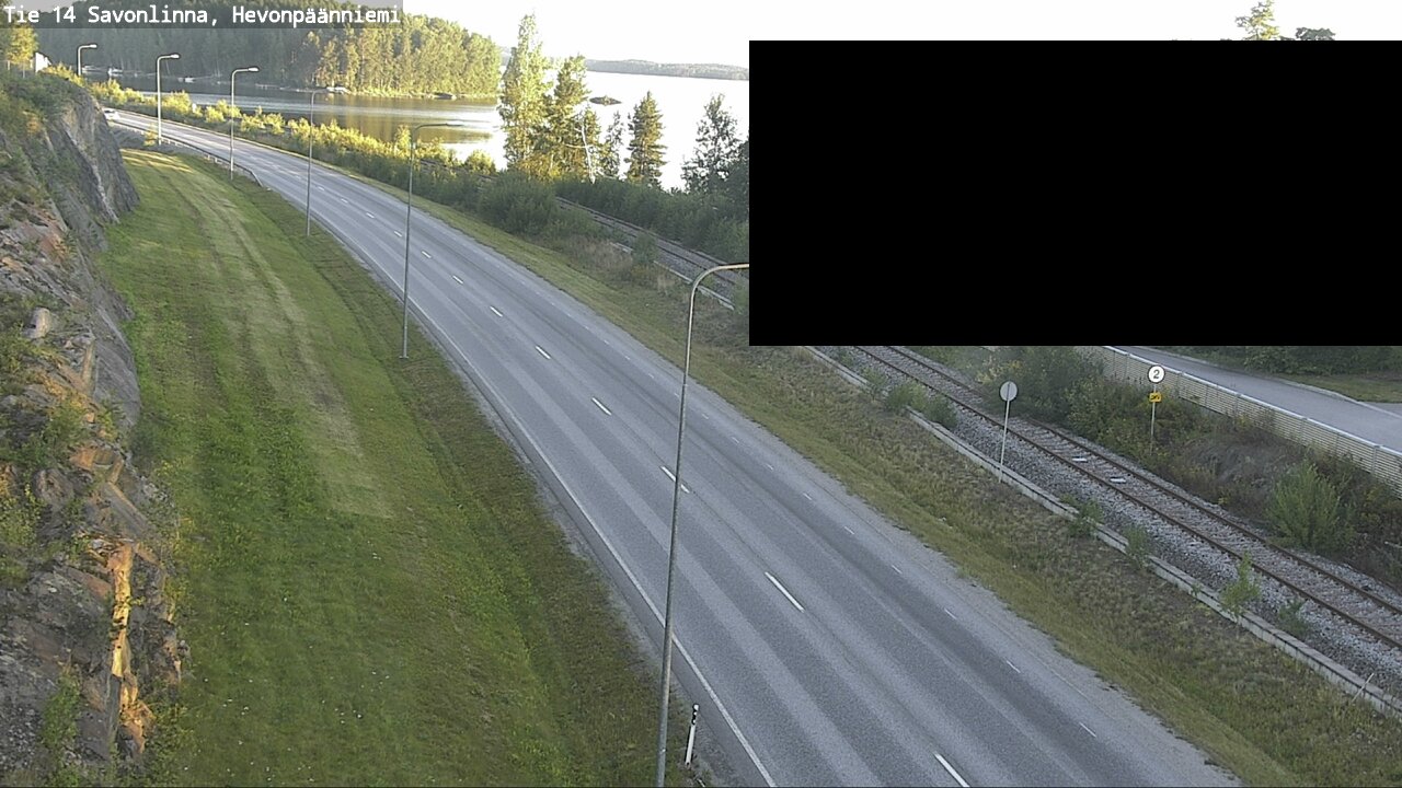 Weather Camera Image Road 14 Savonlinna, Hevonpäänniem, Savonlinna, Etelä-Savo
