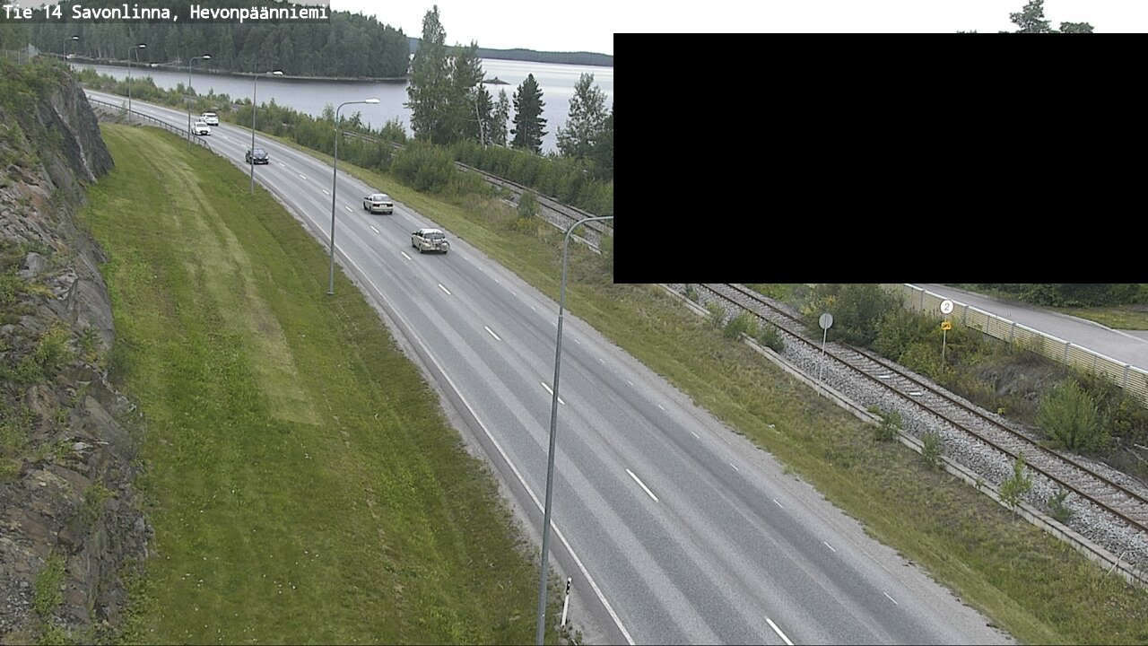 Weather Camera Image Road 14 Savonlinna, Hevonpäänniem, Savonlinna, Etelä-Savo