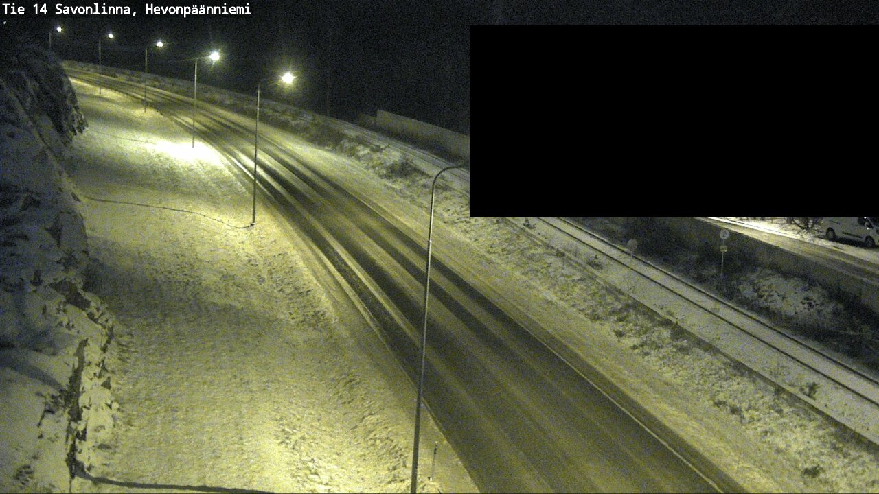 Weather Camera Image Road 14 Savonlinna, Hevonpäänniem, Savonlinna, Etelä-Savo