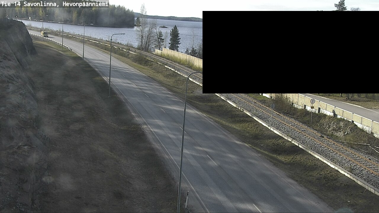 Weather Camera Image Väg 14 Nyslott, Hevonpäänniemi, Savonlinna, Etelä-Savo