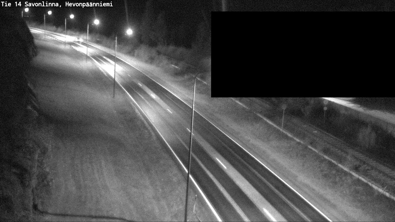 Weather Camera Image Road 14 Savonlinna, Hevonpäänniem, Savonlinna, Etelä-Savo