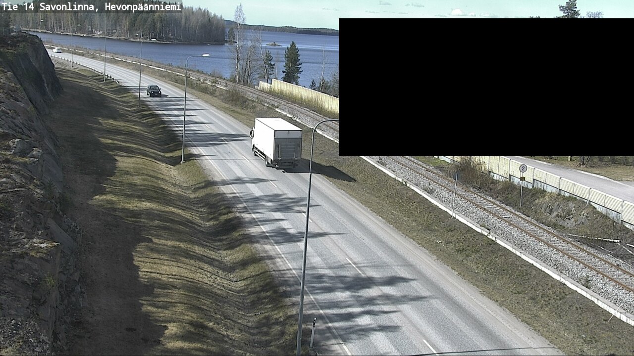 Weather Camera Image Väg 14 Nyslott, Hevonpäänniemi, Savonlinna, Etelä-Savo