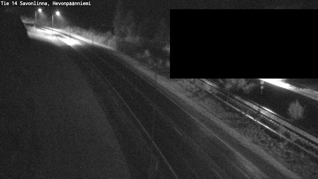 Weather Camera Image Road 14 Savonlinna, Hevonpäänniem, Savonlinna, Etelä-Savo