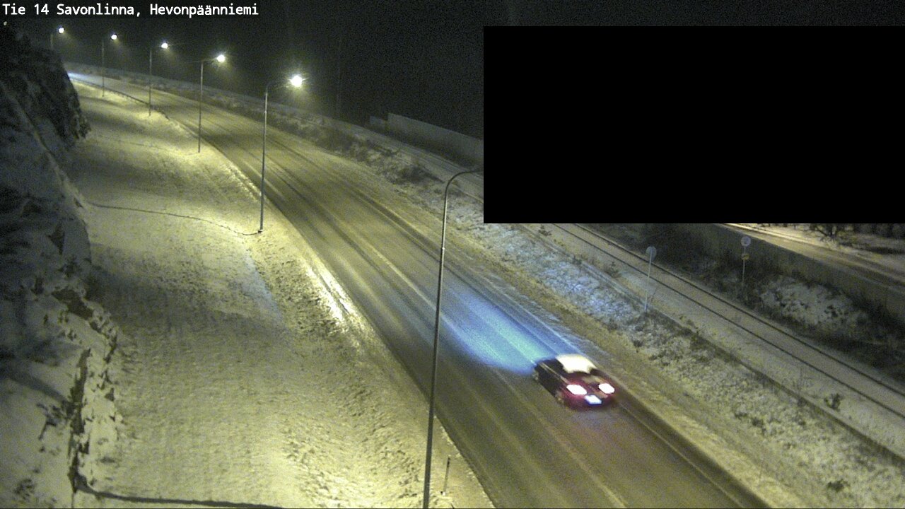 Weather Camera Image Road 14 Savonlinna, Hevonpäänniem, Savonlinna, Etelä-Savo