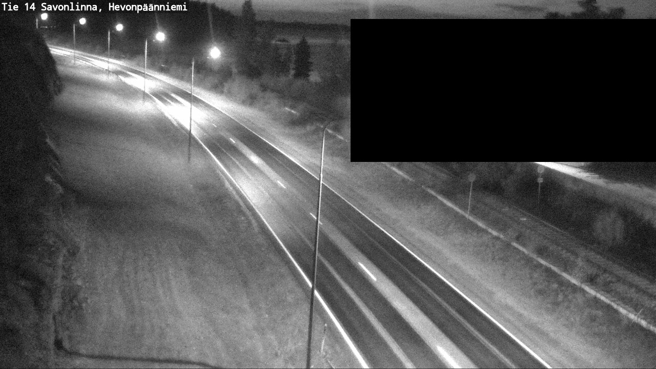 Weather Camera Image Road 14 Savonlinna, Hevonpäänniem, Savonlinna, Etelä-Savo