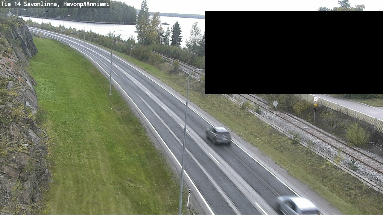 Weather Camera Image Road 14 Savonlinna, Hevonpäänniem, Savonlinna, Etelä-Savo