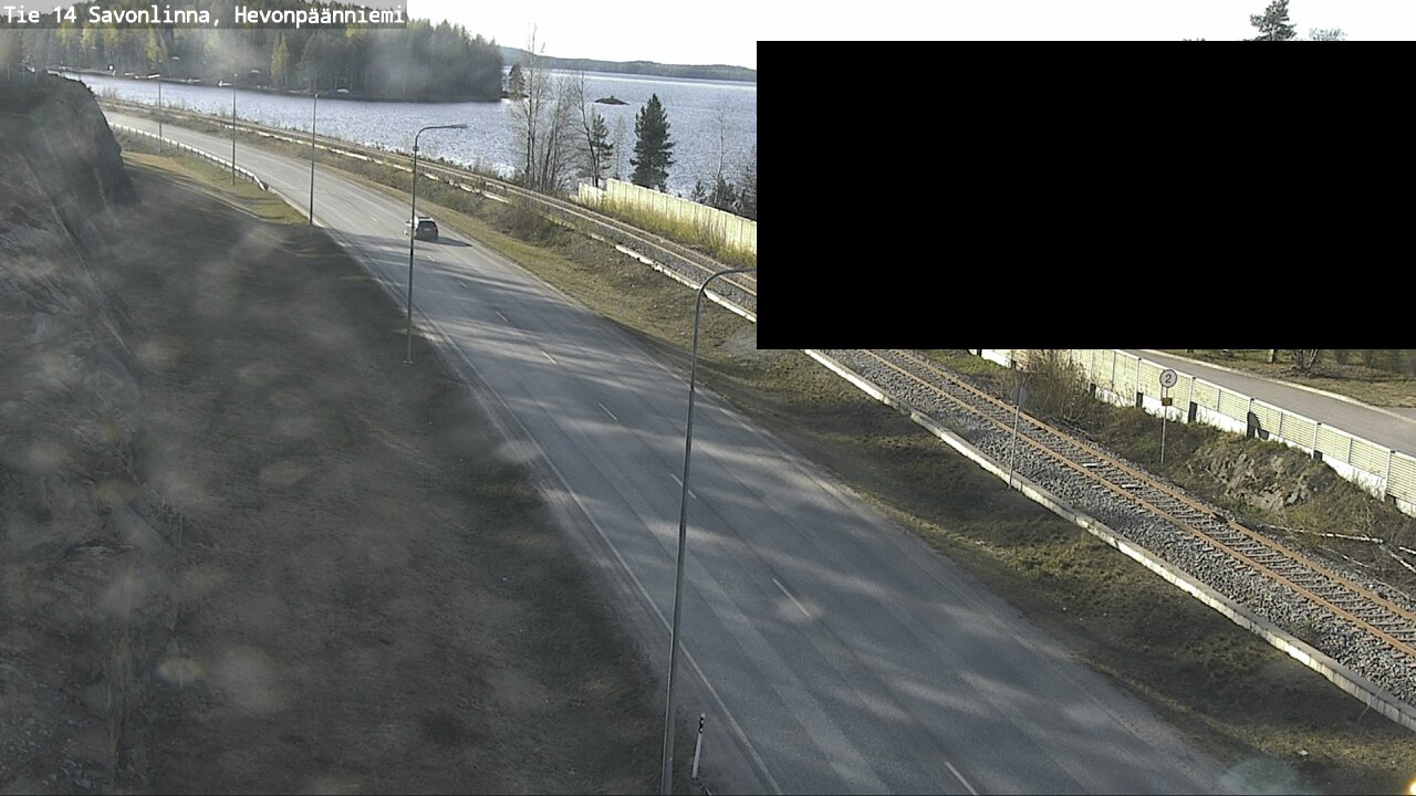 Weather Camera Image Väg 14 Nyslott, Hevonpäänniemi, Savonlinna, Etelä-Savo