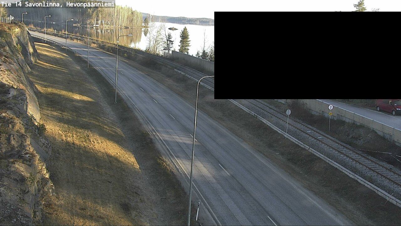 Weather Camera Image Väg 14 Nyslott, Hevonpäänniemi, Savonlinna, Etelä-Savo
