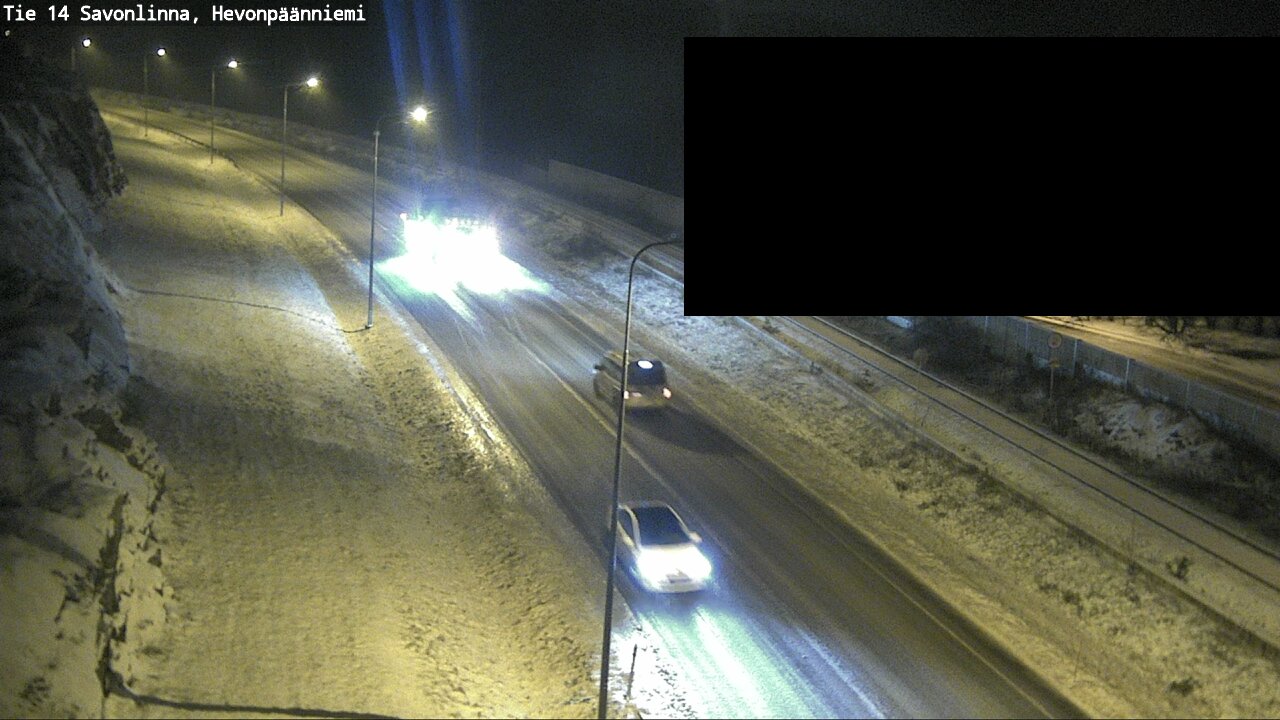 Weather Camera Image Road 14 Savonlinna, Hevonpäänniem, Savonlinna, Etelä-Savo