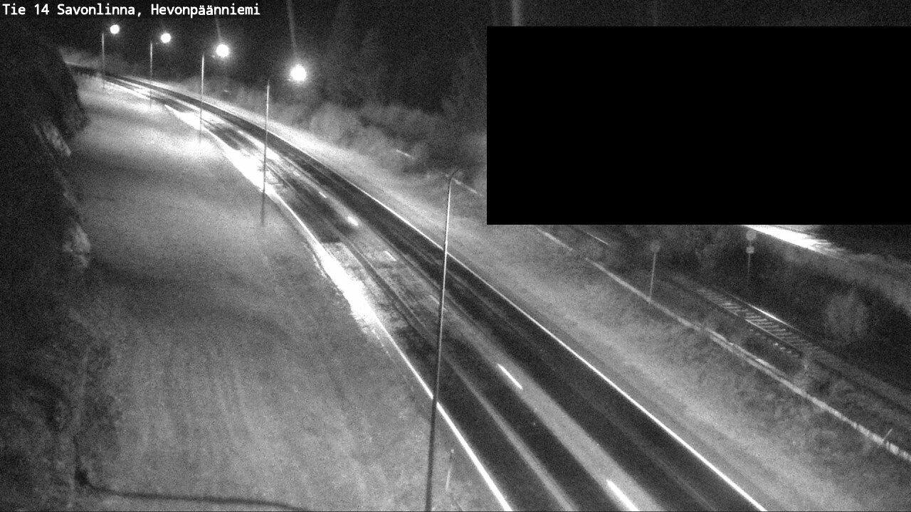 Weather Camera Image Road 14 Savonlinna, Hevonpäänniem, Savonlinna, Etelä-Savo