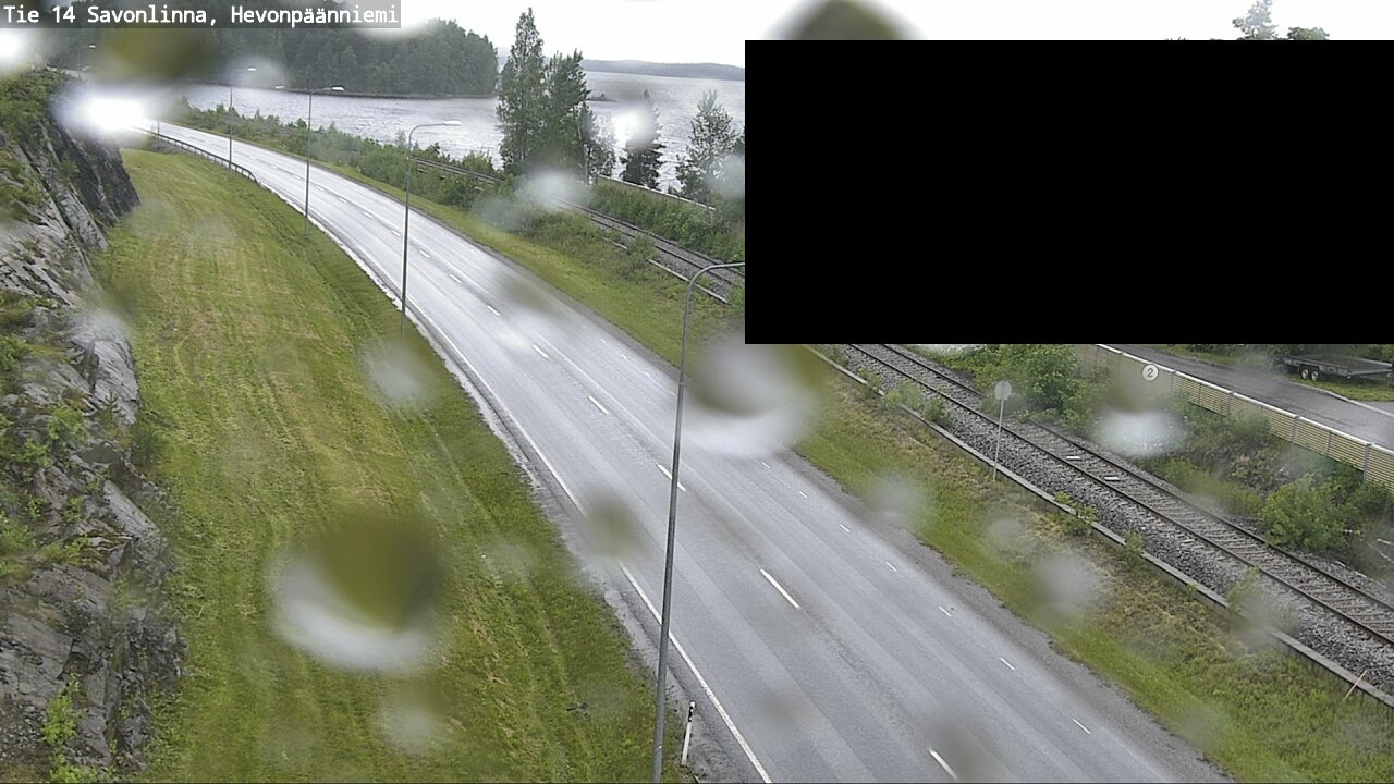 Weather Camera Image Väg 14 Nyslott, Hevonpäänniemi, Savonlinna, Etelä-Savo