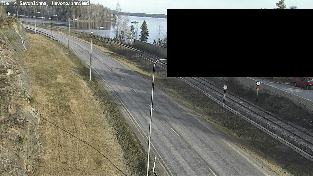 Weather Camera Image Väg 14 Nyslott, Hevonpäänniemi, Savonlinna, Etelä-Savo