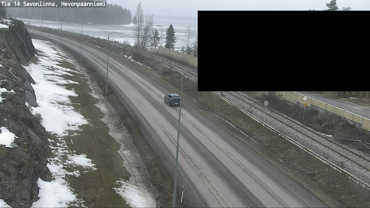 Weather Camera Image Road 14 Savonlinna, Hevonpäänniem, Savonlinna, Etelä-Savo