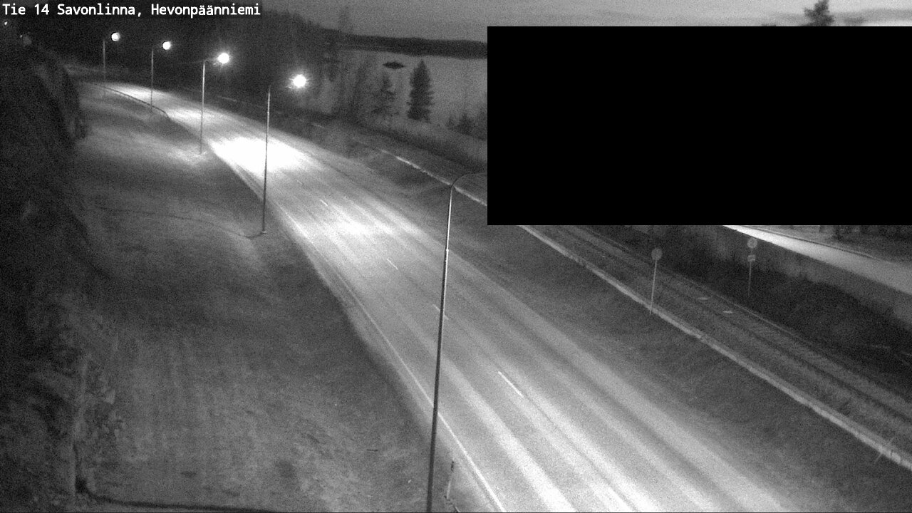 Weather Camera Image Road 14 Savonlinna, Hevonpäänniem, Savonlinna, Etelä-Savo