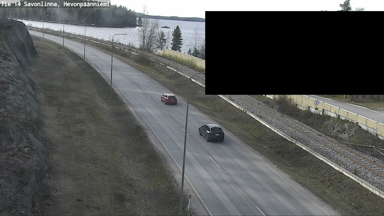 Weather Camera Image Väg 14 Nyslott, Hevonpäänniemi, Savonlinna, Etelä-Savo
