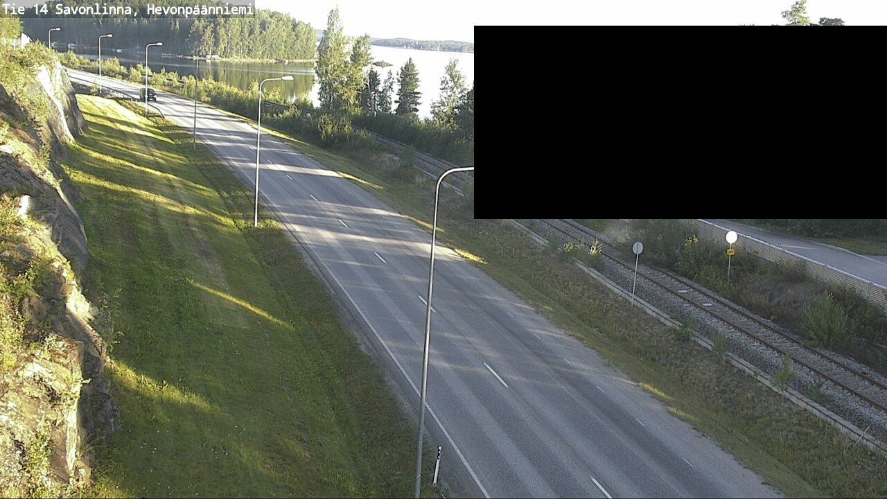 Weather Camera Image Road 14 Savonlinna, Hevonpäänniem, Savonlinna, Etelä-Savo