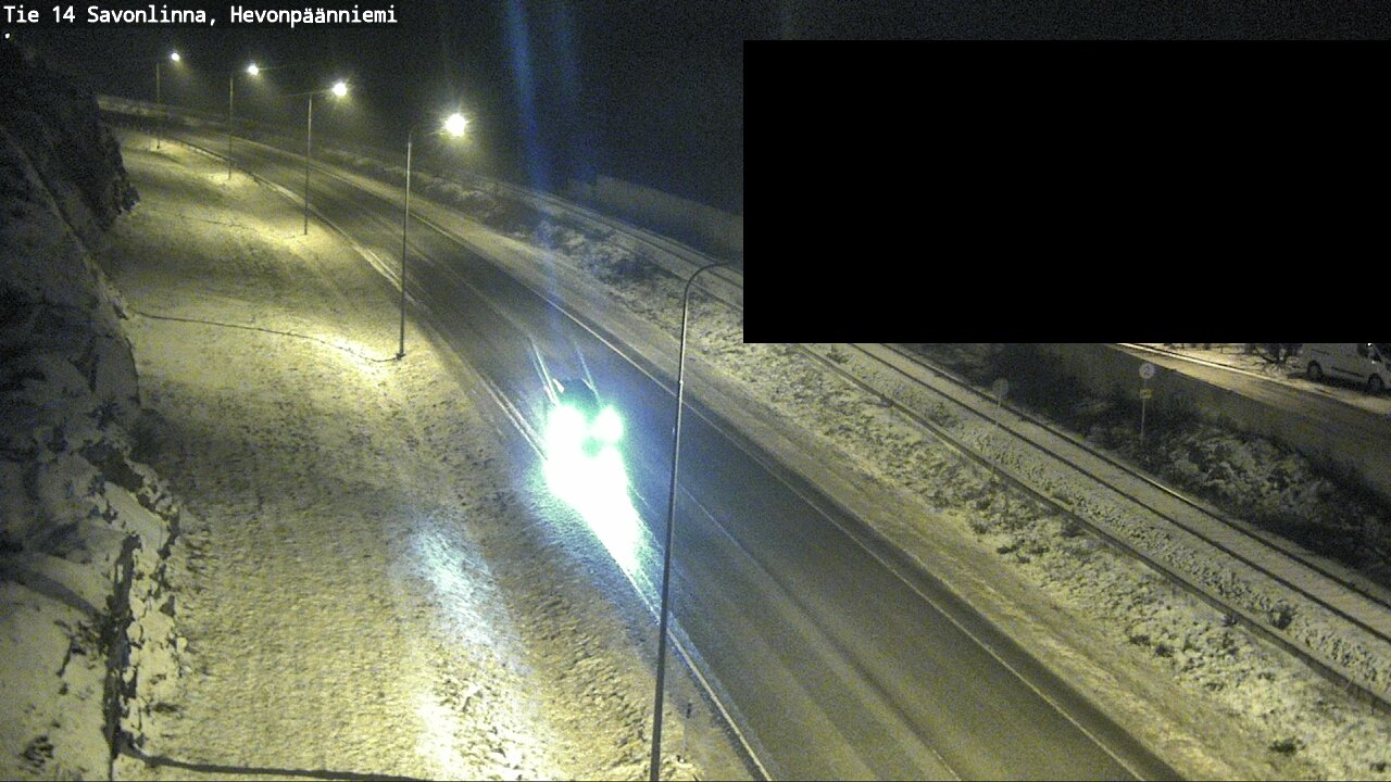 Weather Camera Image Road 14 Savonlinna, Hevonpäänniem, Savonlinna, Etelä-Savo