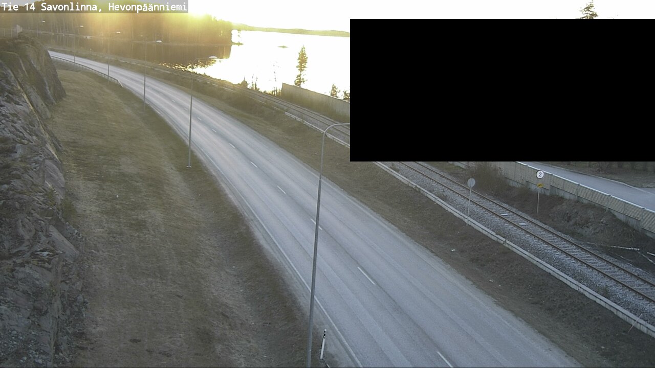 Weather Camera Image Väg 14 Nyslott, Hevonpäänniemi, Savonlinna, Etelä-Savo